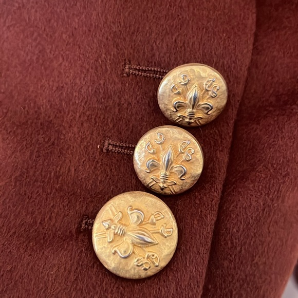 Escada 100% cashmere double breasted blazer size 34 S - Picture 4 of 7